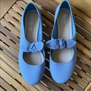 Retro Polka Dot Mary Jane Flats